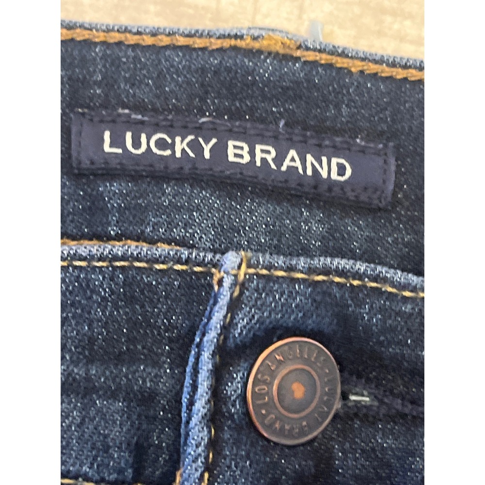 Lucky Brand 110 Slim Fit Dark Wash‎ Denim Jeans Mens W38 L30